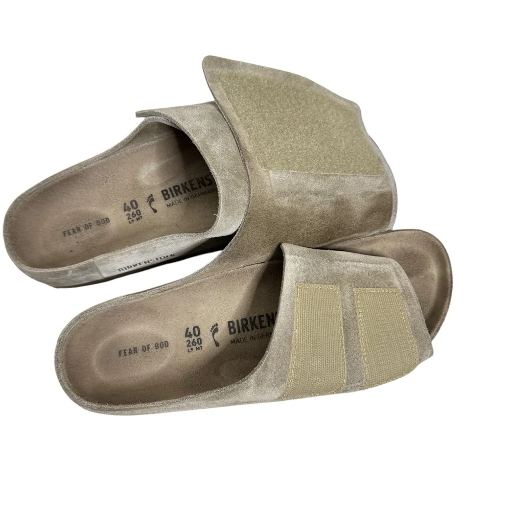 Fear of‎ God x Birkenstock Los Feliz Suede Sandal Taupe